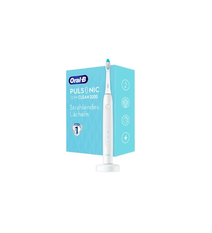 Oral-B Pulsonic Slim Clean 2000 Adulto Spazzolino elettrico sonico Bianco