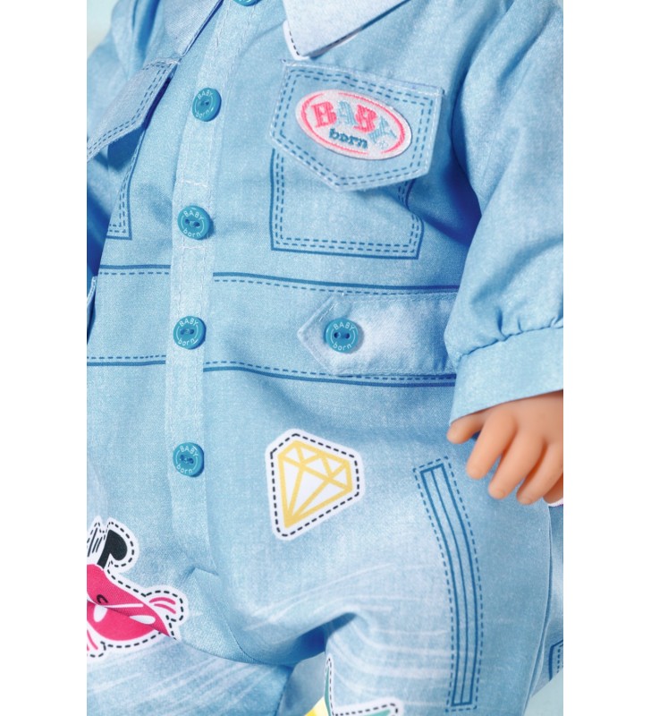 BABY born Deluxe Jeans Overall Set di vestiti per bambola
