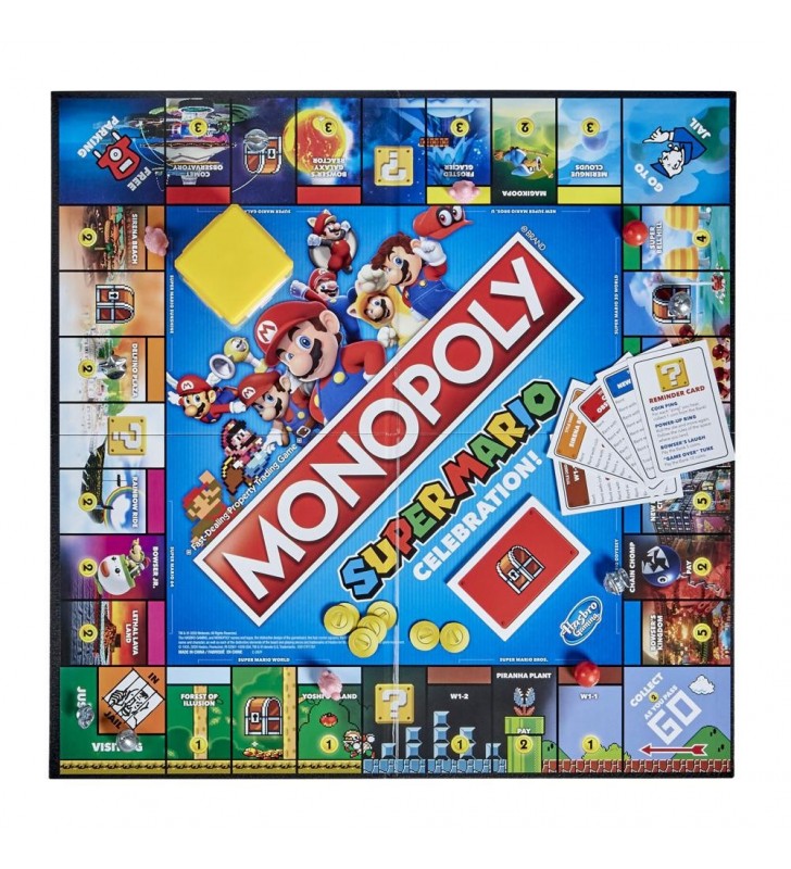 Hasbro Monopoly Super Mario Celebration Board game Educativo