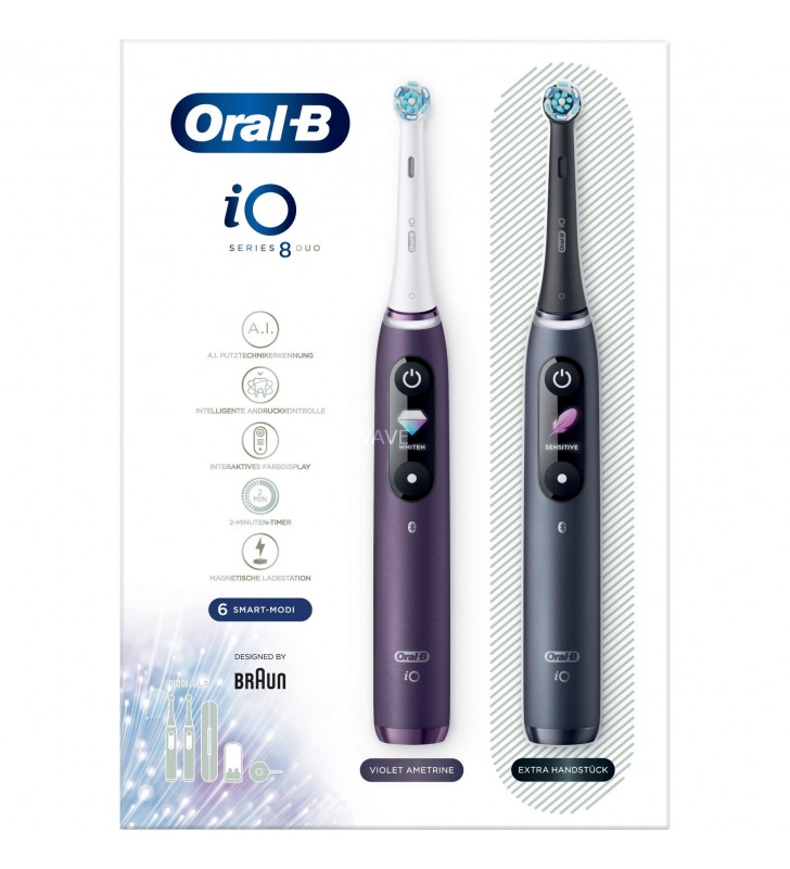 Oral-B iO Series 8 Duo, Elektrische Zahnbürste