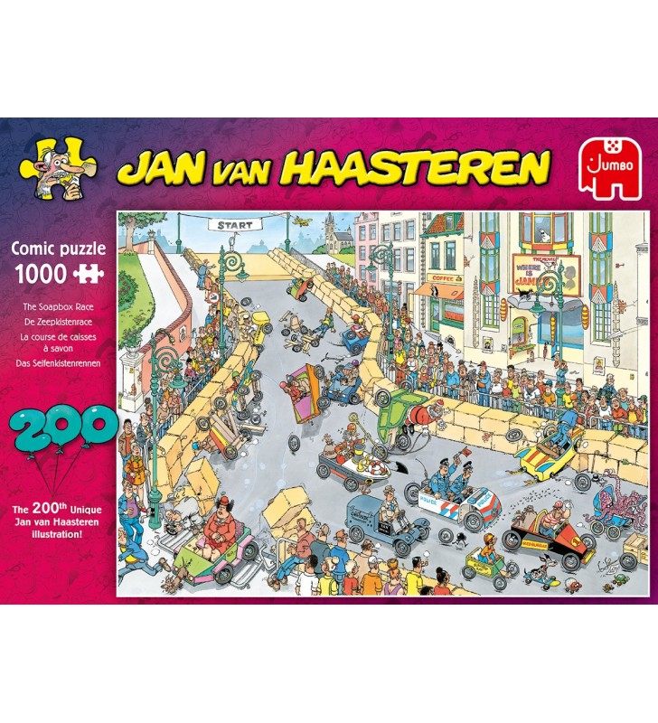 Jan van Haasteren The Soapbox Race Puzzle 1000 pz Fumetti