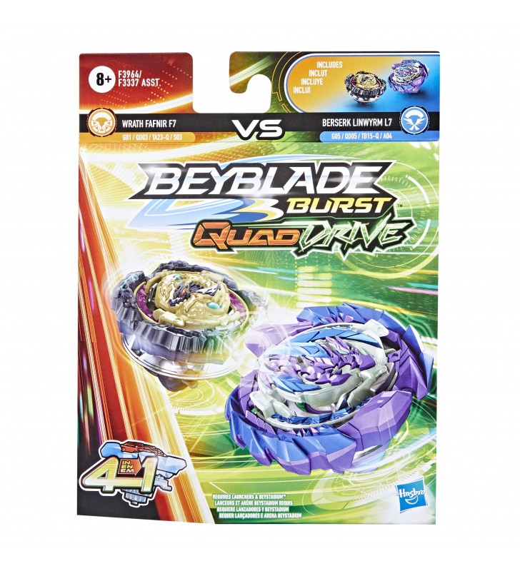 Beyblade Quad Drive F3964ES0 gioco/giocattolo di abilità Trottola da lancio