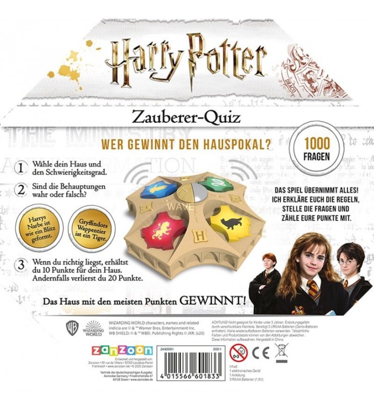 Harry Potter Zauberer-Quiz, Quizspiel