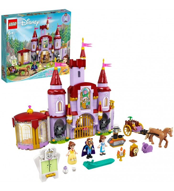 43196 Disney Princess Belles Schloss, Konstruktionsspielzeug