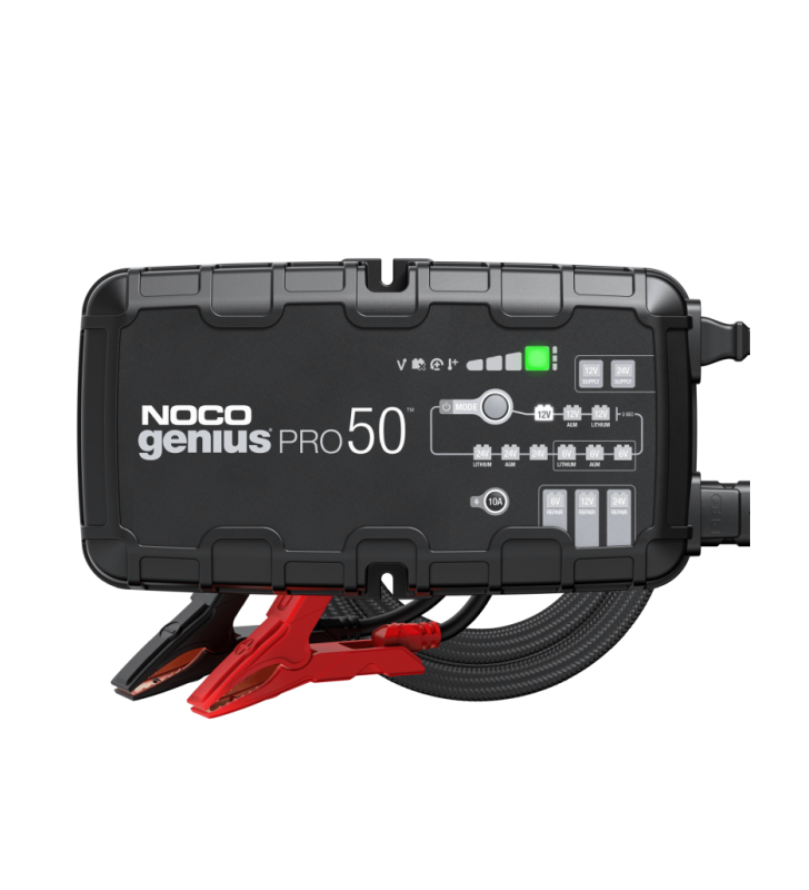 Redresor Noco Genius Pro 50 pentru acumulatori 6V / 12V / 24V