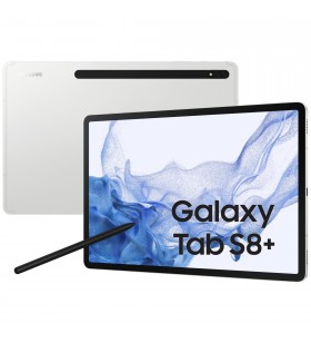 Samsung Galaxy Tab S8+ Galaxy Tab S8+ Tablet Android 12.4 Pollici Wi-Fi RAM 8 GB 256 GB Tablet Android 12 Silver [Versione