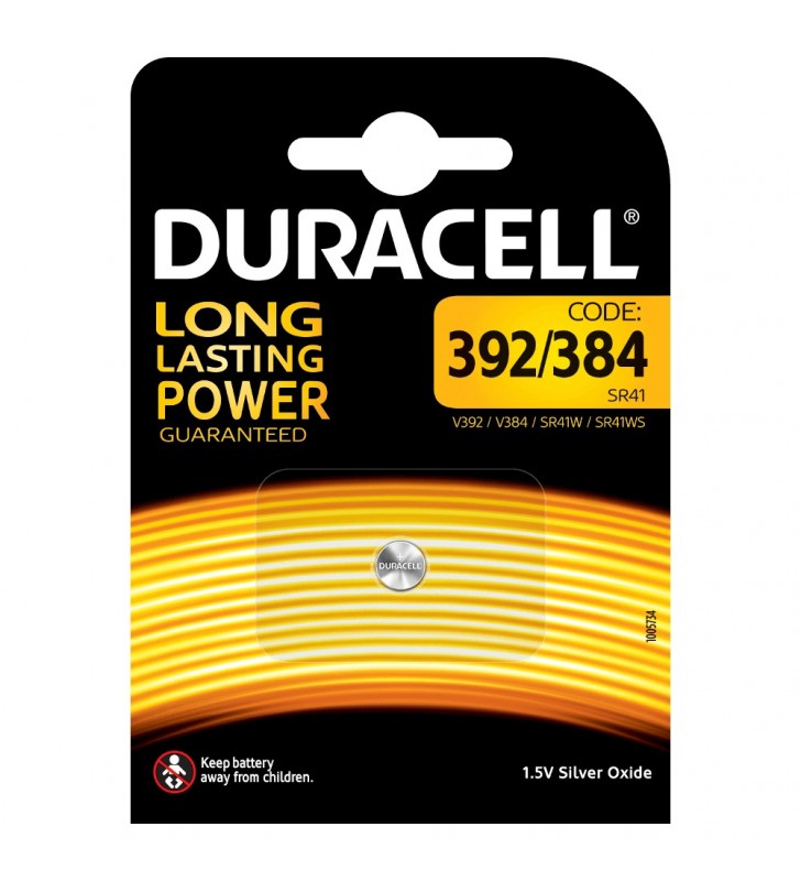 Duracell 392/384 batteria per uso domestico Batteria monouso Ossido d'argento (S)