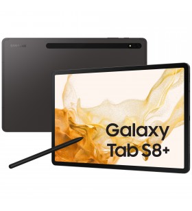 Samsung Galaxy Tab S8+ Galaxy Tab S8+ Tablet Android 12.4 Pollici 5G RAM 8 GB 128 GB Tablet Android 12 Graphite [Versione