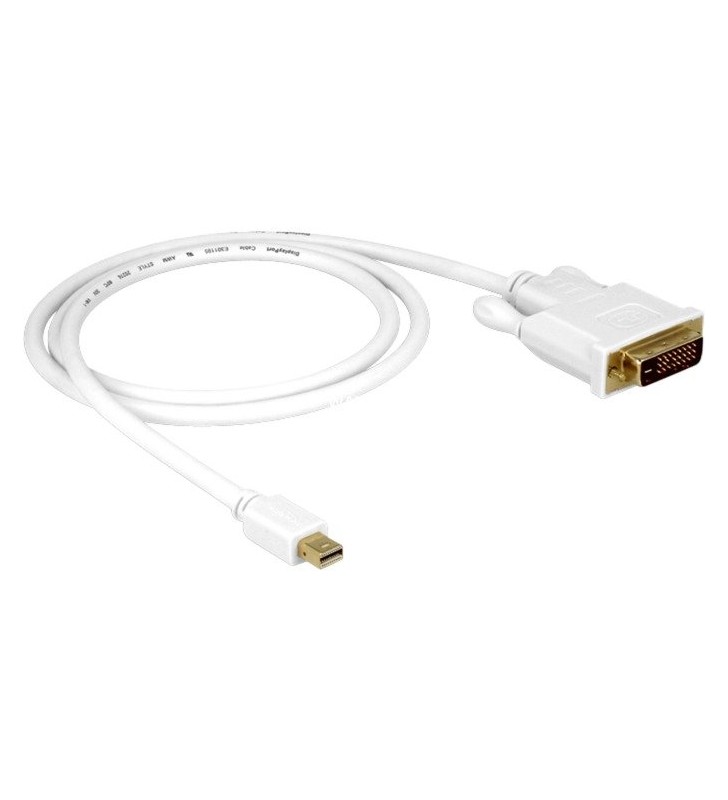 Adapterkabel mini-DisplayPort Stecker  DVI 24+1 Stecker