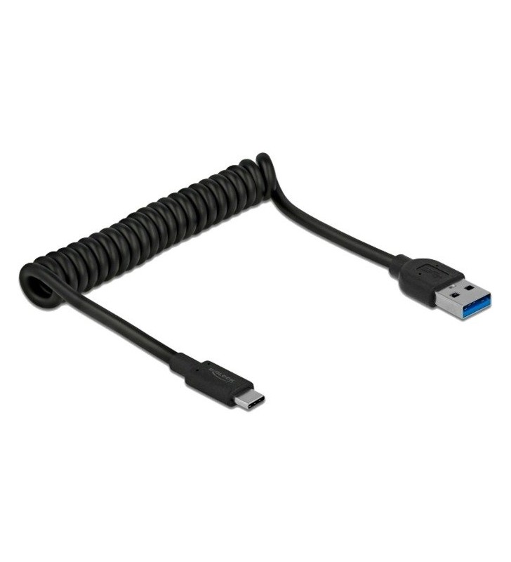 USB 3.1 Gen 2 Spiralkabel USB-A Stecker  USB-C Stecker