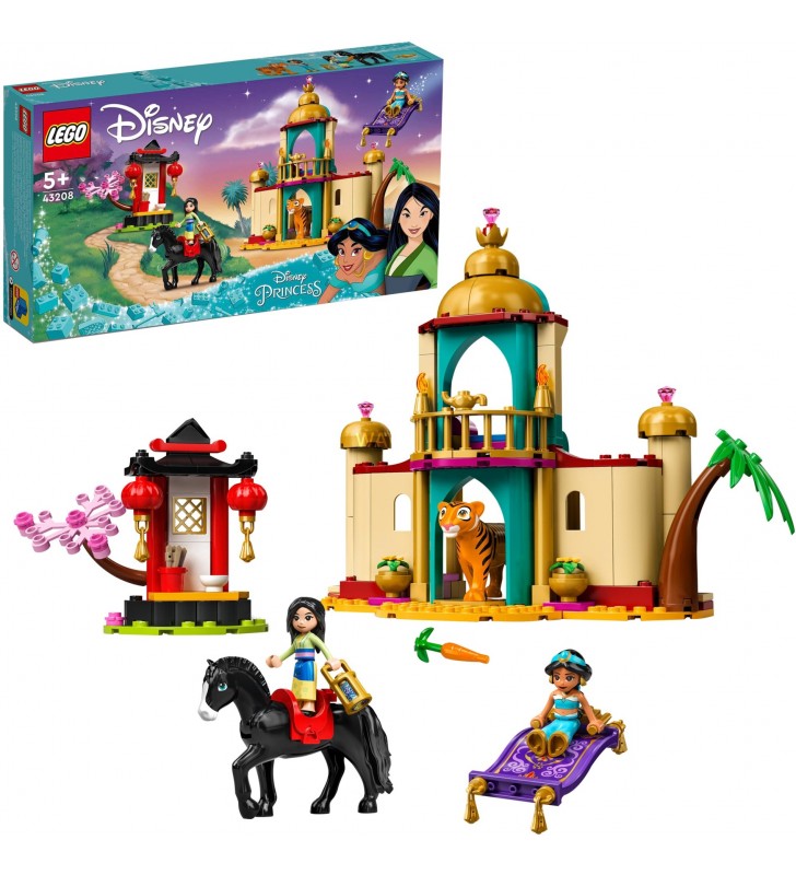 43208 Disney Princess Jasmins und Mulans Abenteuer, Konstruktionsspielzeug