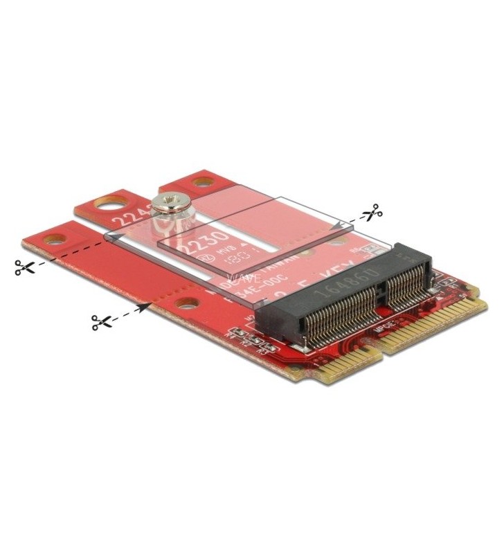 Adapter Mini PCIe  M.2 Key E Slot