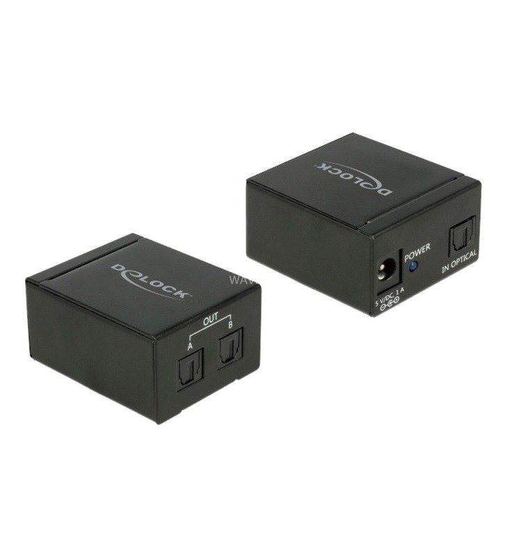 Splitter 1x TOSLINK in  2x TOSLINK out, Splitter & Switches