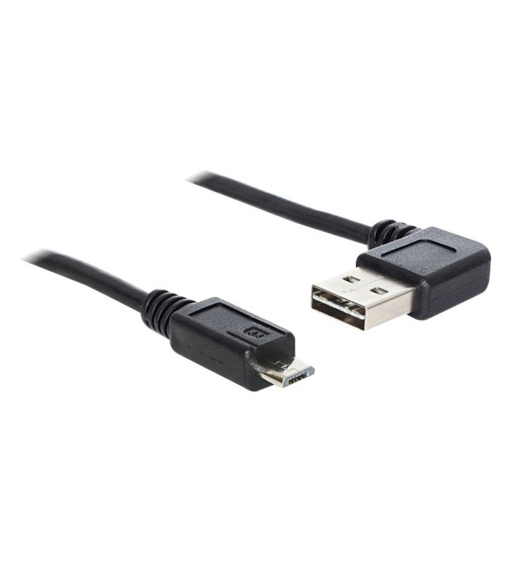 Kabel USB 2.0-A 90°.Stecker  USB Micro-B