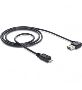 Kabel USB 2.0-A 90°.Stecker  USB Micro-B