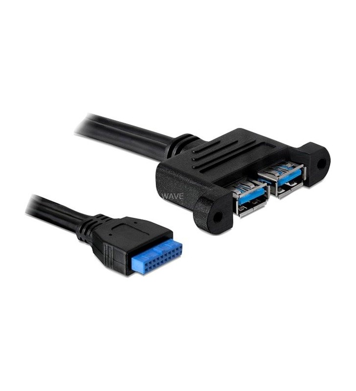 Kabel USB 3.0 Pin Header (Buchse)  2x USB 3.0-A (Buchse)