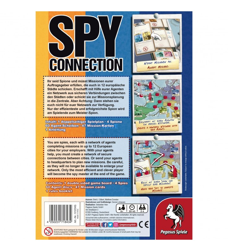 Web of Spies, Brettspiel