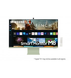 Samsung S32BM80GUU 81,3 cm (32") 4K Ultra HD Smart TV Wi-Fi Verde, Bianco