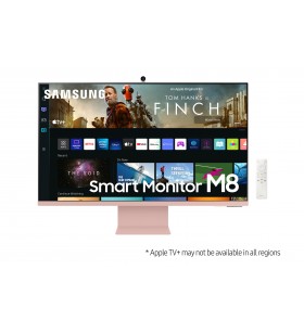 Samsung S32BM80PUU 81,3 cm (32") 4K Ultra HD Smart TV Wi-Fi Rosa, Bianco