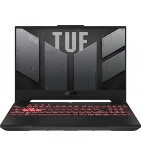 Laptop Gaming ASUS TUF A15 FA507RM (Procesor AMD Ryzen™ 7 6800H (16M Cache, up to 4.7 GHz), 15.6" FHD 300Hz, 16GB, 1TB SSD, nVidia GeForce RTX 3060 @6GB, Negru/Gri)