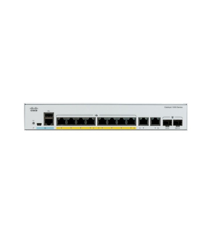 Cisco Catalyst C1000-8T-2G-L switch di rete Gestito L2 Gigabit Ethernet (10/100/1000) Grigio