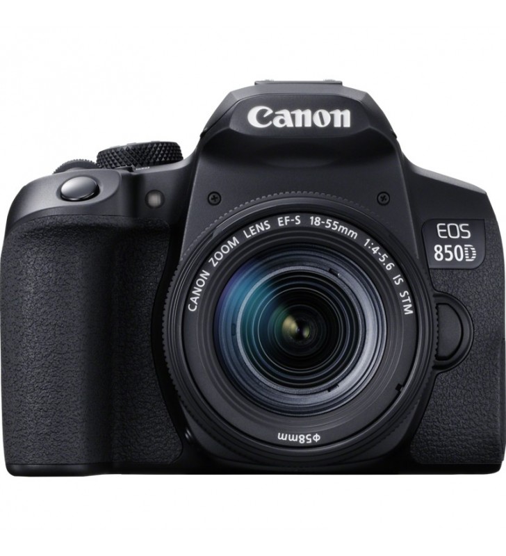 Canon EOS 850D + EF-S 18-55mm f/4-5.6 IS STM Kit fotocamere SLR 24,1 MP CMOS 6000 x 4000 Pixel Nero