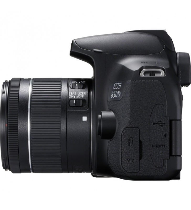 Canon EOS 850D + EF-S 18-55mm f/4-5.6 IS STM Kit fotocamere SLR 24,1 MP CMOS 6000 x 4000 Pixel Nero