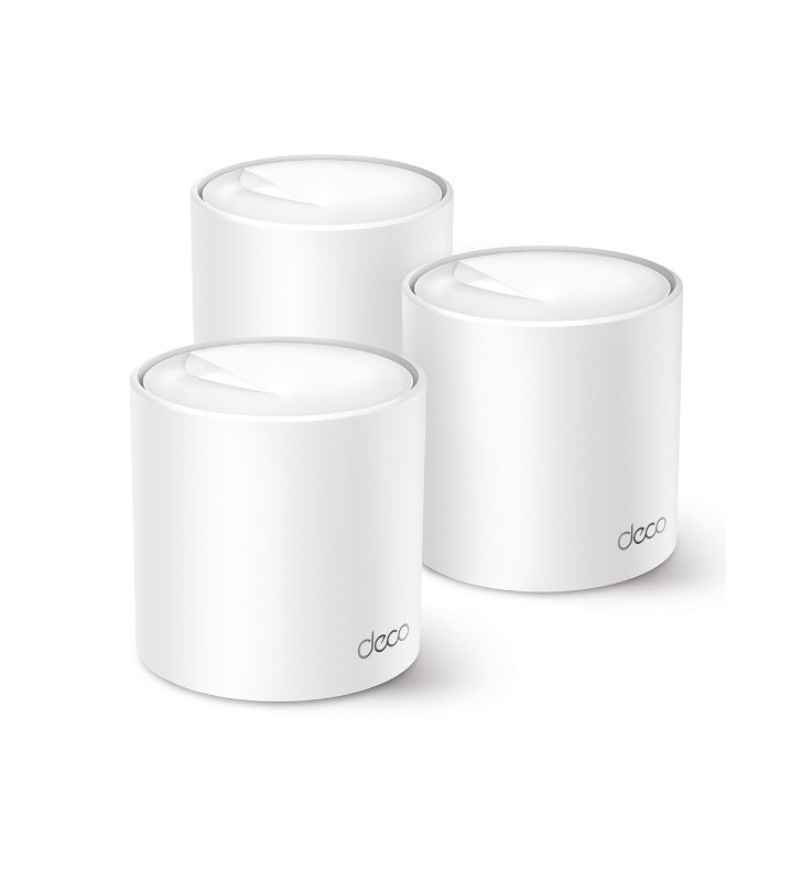 TP-LINK Deco X50 (3-pack) Dual-band (2.4 GHz/5 GHz) Wi-Fi 6 (802.11ax) Bianco Interno