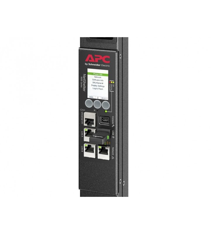 APC APDU9981EU3 unità di distribuzione dell'energia (PDU) 24 presa(e) AC 0U Nero