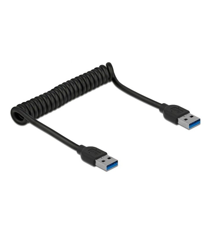 USB 3.0 Spiralkabel USB-A Stecker  USB-A Stecker