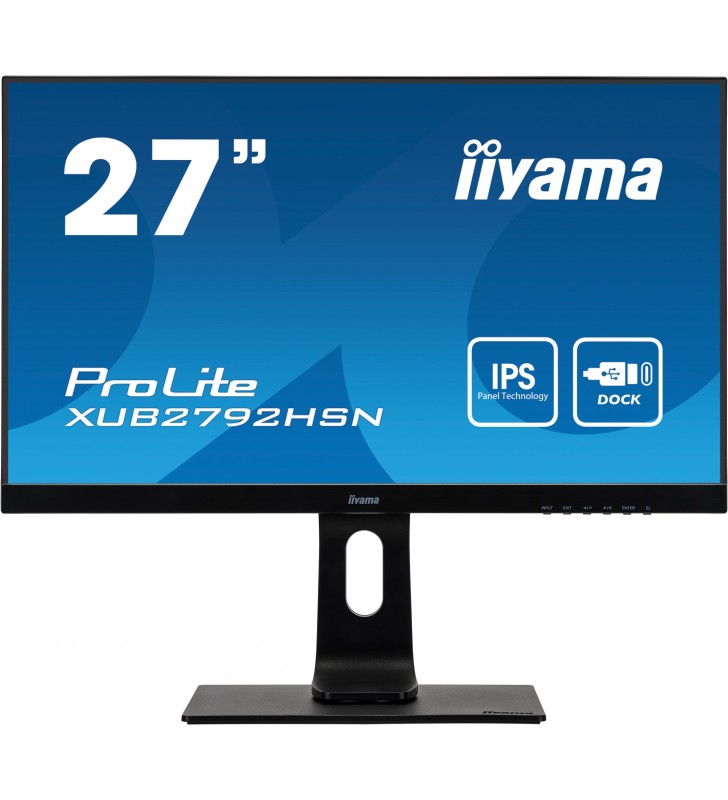 iiyama ProLite XUB2792HSN-B1 Monitor PC 68,6 cm (27") 1920 x 1080 Pixel Full HD LED Nero