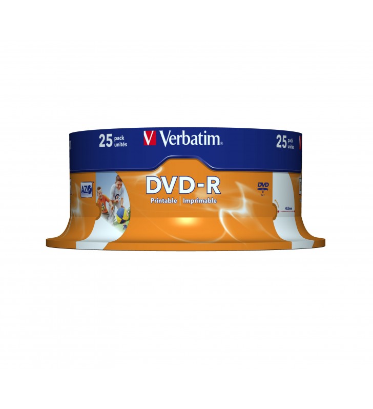 Verbatim 43538 DVD-uri blank 4,7 Giga Bites DVD-R 25 buc.