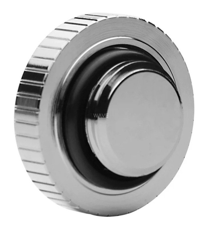 EK-Quantum Torque Plug w/Badge - Nickel, Schraube