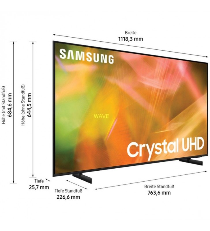 Samsung GU50AU8079U 127 cm (50") 4K Ultra HD Smart TV Wi-Fi Nero