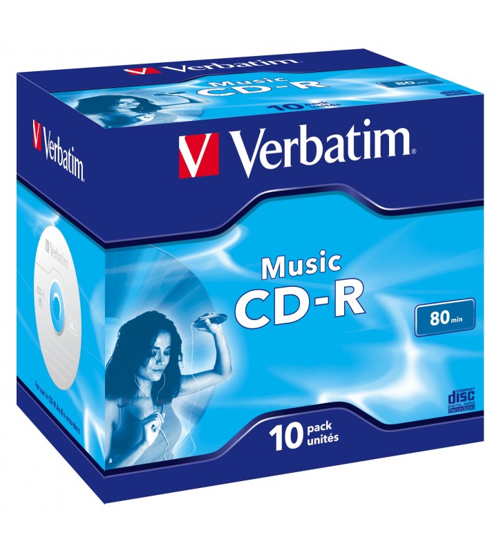 Verbatim Music CD-R 700 Mega bites 10 buc.