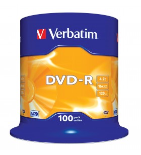 Verbatim DVD-R Matt Silver 4,7 Giga Bites 100 buc.