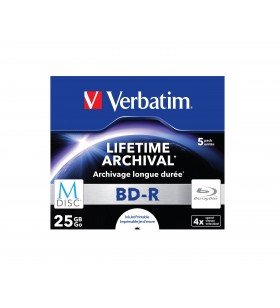 Verbatim M-Disc 4x BD-R 25 Giga Bites 5 buc.