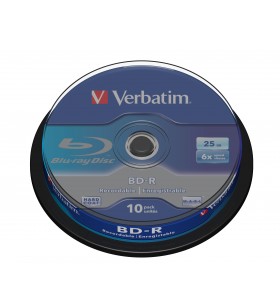 Verbatim BD-R SL 25GB 6 x 10 Pack Spindle 25 Giga Bites 10 buc.