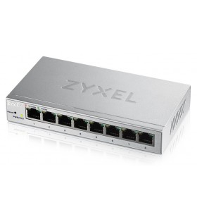 Zyxel GS1200-8 Gestionate Gigabit Ethernet (10/100/1000) Argint