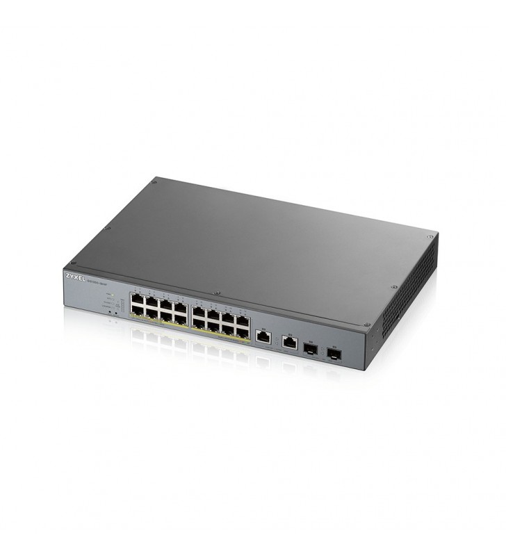 Zyxel GS1350-18HP-EU0101F switch-uri Gestionate L2 Gigabit Ethernet (10/100/1000) Gri Power over Ethernet (PoE) Suport