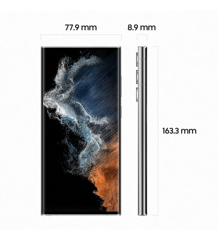 Samsung Galaxy S22 Ultra SM-S908B 17,3 cm (6.8") Doppia SIM Android 12 5G USB tipo-C 12 GB 256 GB 5000 mAh Bianco