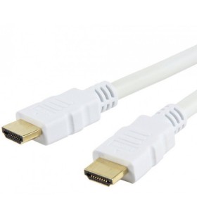 Techly 2.0m HDMI M/M cablu HDMI 2 m HDMI Tip A (Standard) Alb