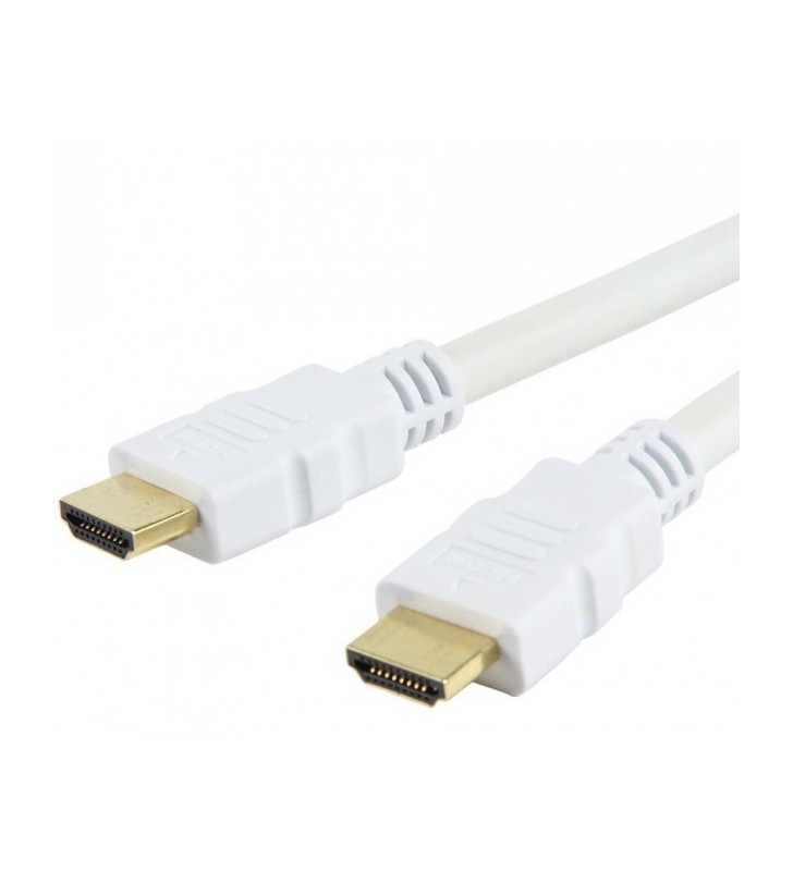 Techly 5.0m HDMI M/M cablu HDMI 5 m HDMI Tip A (Standard) Alb