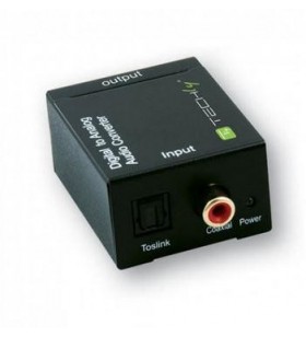 Techly IDATA SPDIF-3 cabluri prelungitoare cu mufe mamă/tată Multiconnection RCA Negru