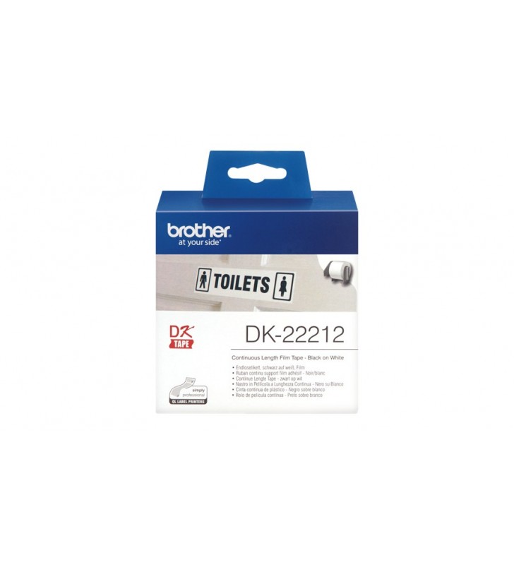 DK CONTINUOUS LABELS WHITE/F/ QL-500/550 FILM 15.24M 62MM
