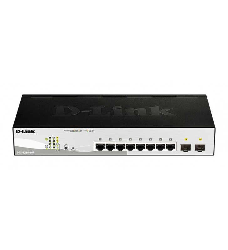 10-PORT LAYER2 POE GIGABIT/SMART MANAGED SWITCH IN