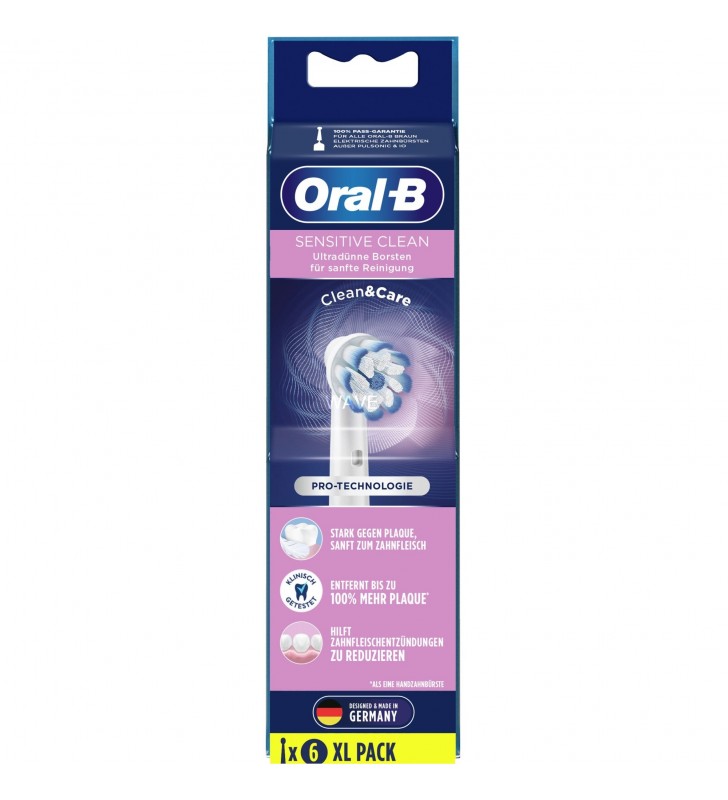 Oral-B Sensitive Clean 6er, Aufsteckbürste