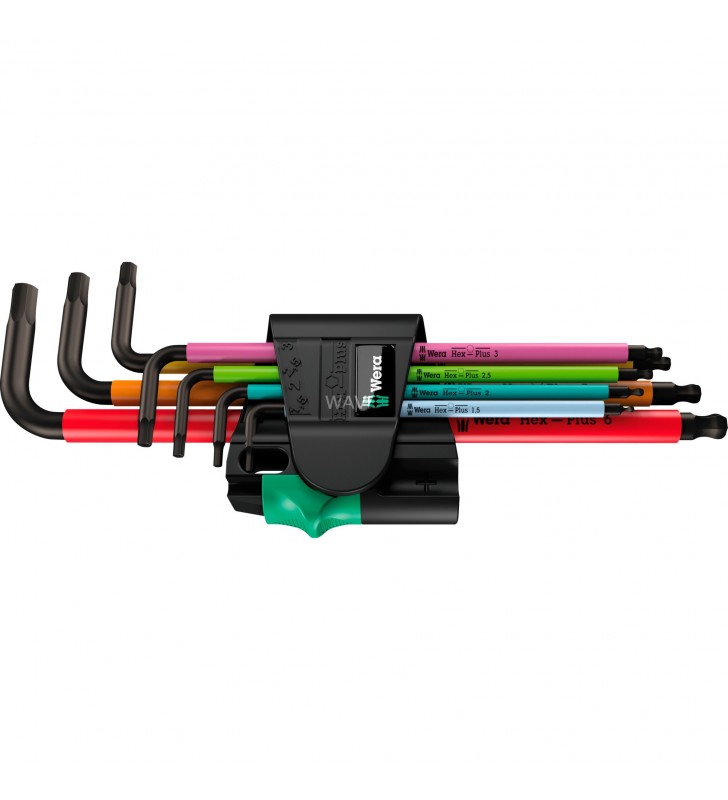 950/7 Hex-Plus Multicolour Magnet 1 Winkelschlüsselsatz, 7-teilig, Schraubendreher