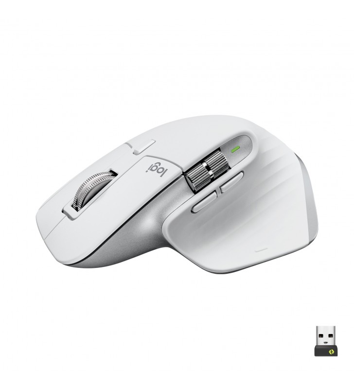 Logitech MX Master 3S mouse Mano destra Wireless a RF + Bluetooth Ottico 8000 DPI