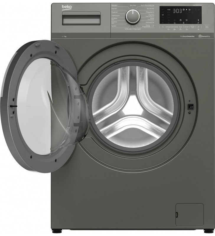 Beko WML71463PTEMG1 lavatrice Caricamento frontale 7 kg 1400 Giri/min D Grigio